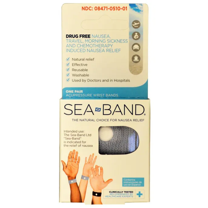 Sea-Band, Акупрессурные напульсники, одна пара