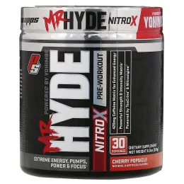 ProSupps, Mr. Hyde, Nitro X, предтренировочный комплекс со вкусом вишневого мороженого, 228 г (8,0 унций)