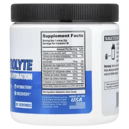 EVLution Nutrition, Электролит, объем и увлажнение, без добавок, 100 г (3,53 унции)