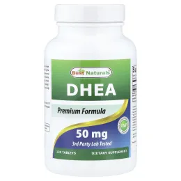 Best Naturals, DHEA, 50 мг, 120 таблеток