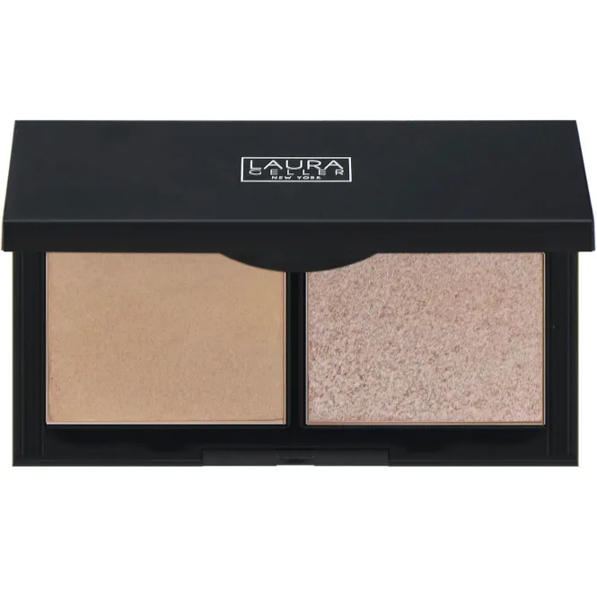 Laura Geller, Hi-Def Glow, набор из двух хайлайтеров, «Розовая безмятежность», 8,4 г