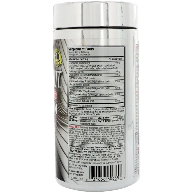 Hydroxycut, Hardcore Next Gen, для похудения, 180 капсул