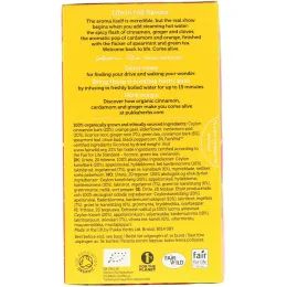 Pukka Herbs, Восстанавливающее средство, чай с натуральной корицей, кардамоном и имбирем, 20 пакетиков, 1.41 унций (40 г)
