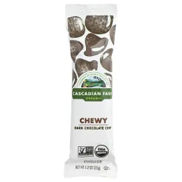 Cascadian Farm, органические жевательные батончики-мюсли, со вкусом темного шоколада, 6 батончиков по 35 г (1,2 унции)