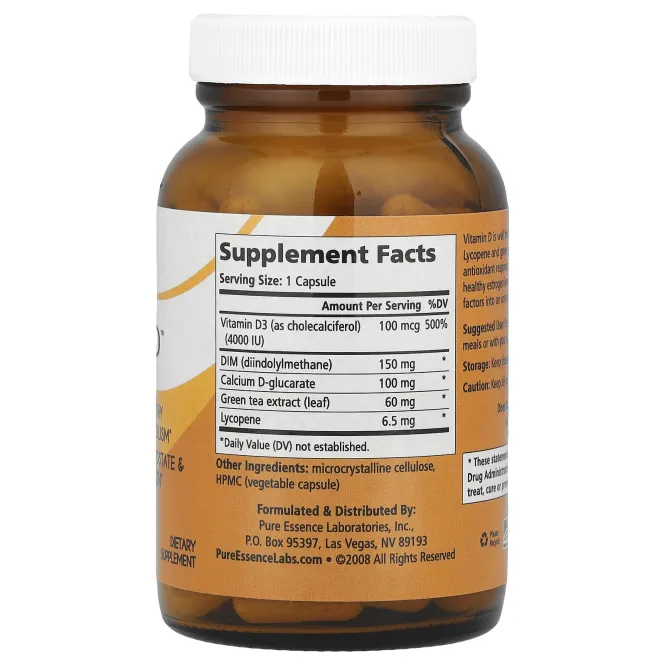 Pure Essence, DIM-D, 90 вегетарианских капсул