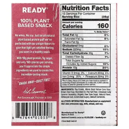 Ready, Protein Puffs, розовая гималайская морская соль, 6 пакетиков по 88 г (3,1 унции)