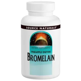 Source Naturals, Бромелаин, 2 000 GDU/г, 500 мг, 60 капсул