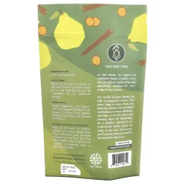 Oat Mama, Послеродовой лечебный чай, груша со специями, без кофеина, 14 чайных пакетиков, 32 г