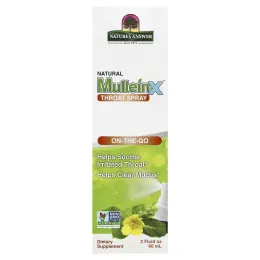 Nature's Answer, Natural MulleinX®, спрей для горла, 60 мл (2 жидк. унции)