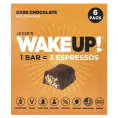 Jesse's WAKEUP!, рисовые батончики с хрустящей корочкой, темный шоколад, 6 шт., 32 г (1,13 унции)