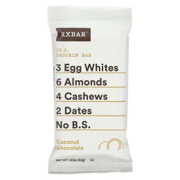 RXBAR, Протеиновые батончики, Кокос и шоколад, 12 батончиков, 1,83 унции (52 г) каждый