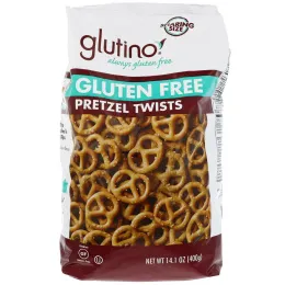 Glutino, Мини-брецели без глютена, 14,1 унц. (400 г)