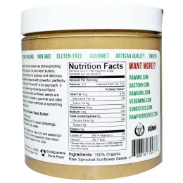 Dastony, Масло из пророщенных семечек подсолнуха, 100% органическое, 8 унций (227 г)