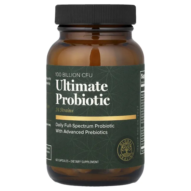 Global Healing, Ultimate Probiotic, 60 капсул