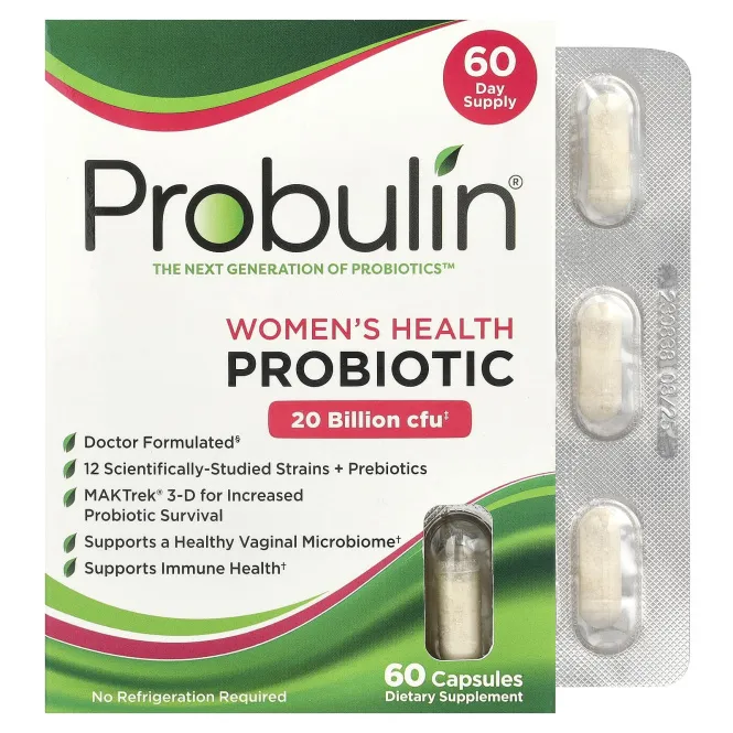 Probulin, Women's Health, пробиотик, 60 капсул