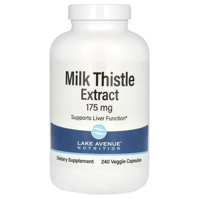 Lake Avenue Nutrition, экстракт расторопши, 175 мг, 240 растительных капсул