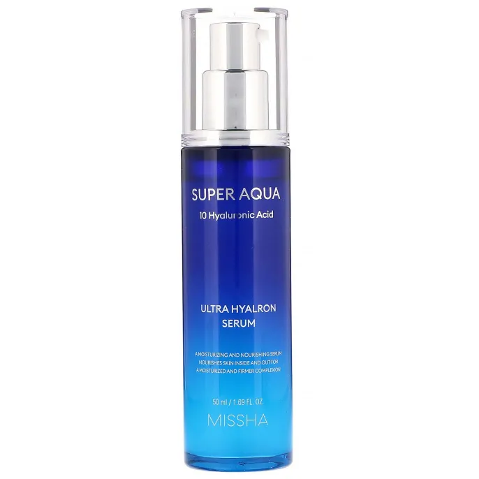 Missha, Super Aqua Ultra Hyalron, сыворотка, 50 мл