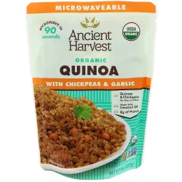 Ancient Harvest, Органический продукт, Киноа с нутом и чесноком, 8 унц. (227 г)