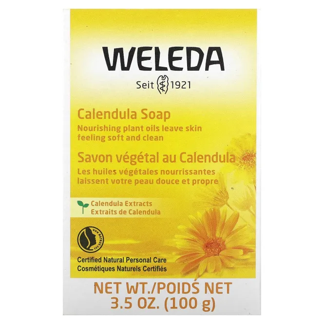 Weleda, Мыло с календулой, 3,5 унции (100 г)