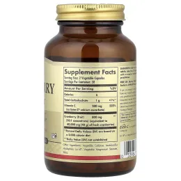 Solgar, Cran Flora, с пробиотиками, 60 вегетарианских капсул