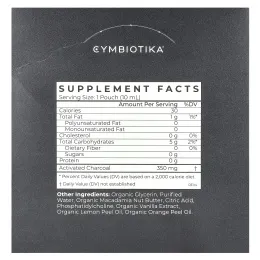 Cymbiotika, Активированный уголь, лимонный крем, 26 пакетиков по 10 мл (0,3 жидк. Унции)