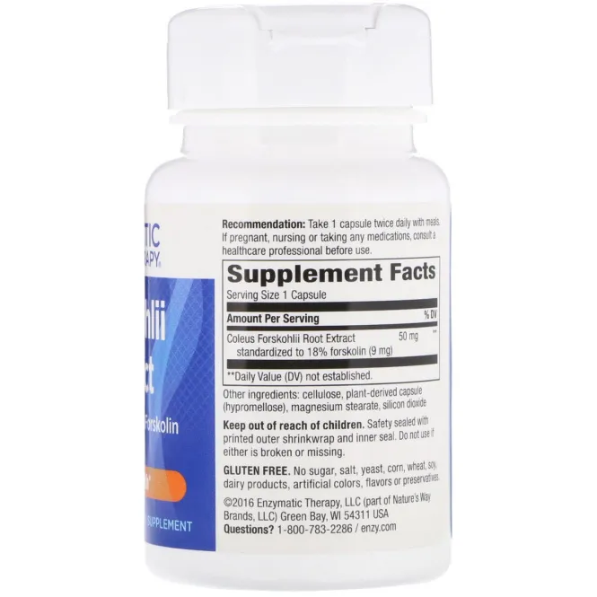 Nature's Way, Forskohlii Extract, 60 Veg Capsules