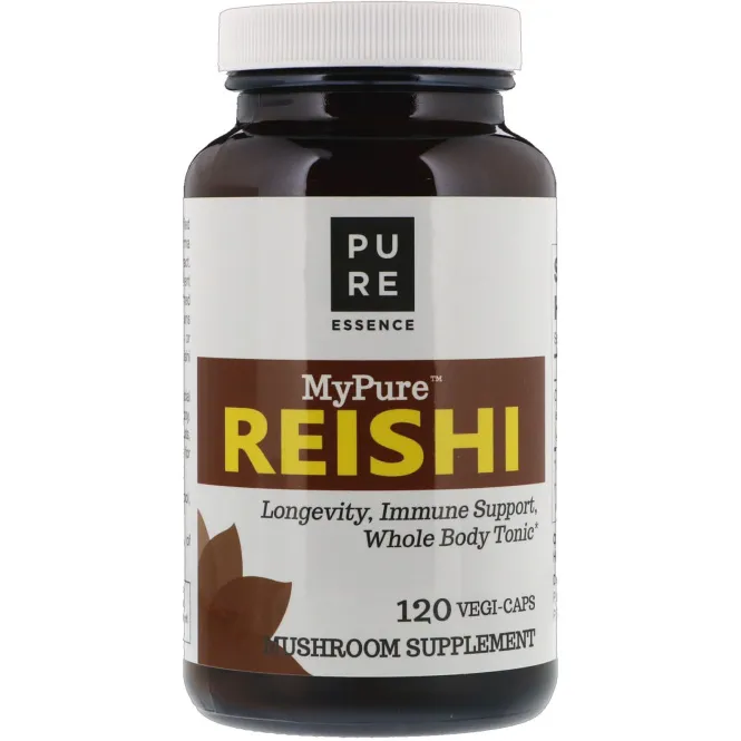 Pure Essence, MyPure, рейши, 120 капсул в растительной оболочке