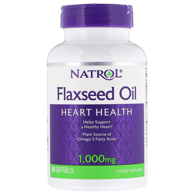 Natrol, Масло льняных семечек, 1000 мг, 90 мягких капсул