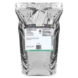 Frontier Co-op, Органические порезанные и просеянные листья одуванчика, 16 унций (453 г)