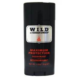 Herban Cowboy, Дезодорант максимальной защиты, Wild, 2,8 унции (80 г)