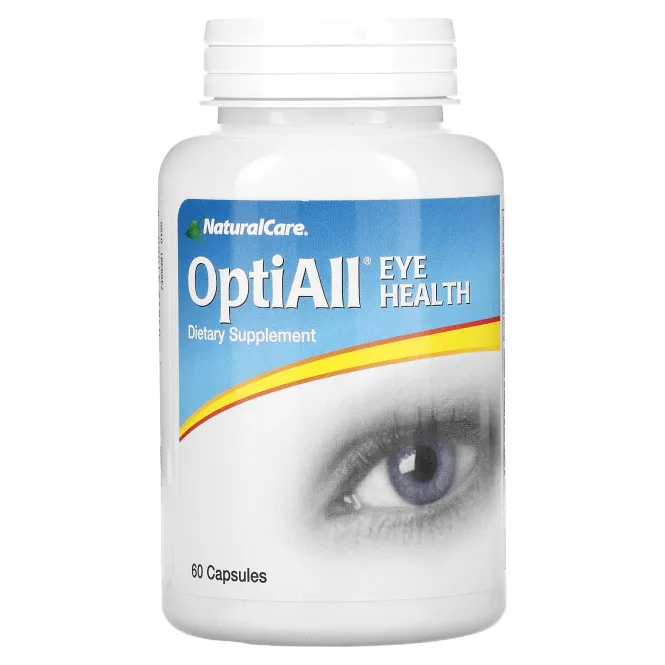 NaturalCare, OptiAll здоровье глаз, 60 капсул