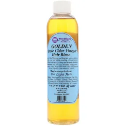 WiseWays Herbals, LLC, Golden, ополаскиватель для волос с яблочным уксусом, для светлых волос, 236 мл