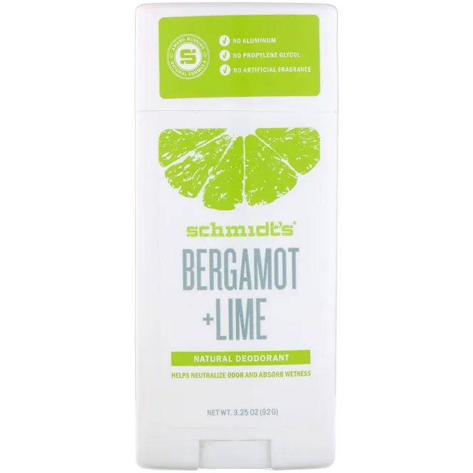 Schmidt's, Бергамот + лайм, 3,25 унции (92 г)