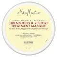 SheaMoisture, ямайское черное касторовое масло, укрепляющая и восстанавливающая маска, 340 мл (12 унции)