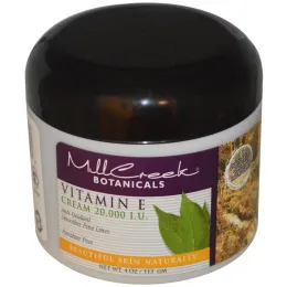 Mill Creek Botanicals, Крем с витамином Е, 20000 МЕ, 113 г