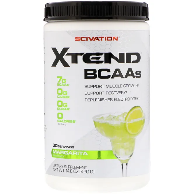 Scivation, Xtend, аминокислоты с разветвлённой цепью, маргарита, 420 г