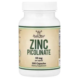 Double Wood Supplements, Zinc Picolinate, 50 mg, 300 Capsules