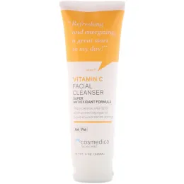 Cosmedica Skincare, Очищающее средство для лица с витамином C, суперантиоксидантная формула, 4 унц. (120 мл)
