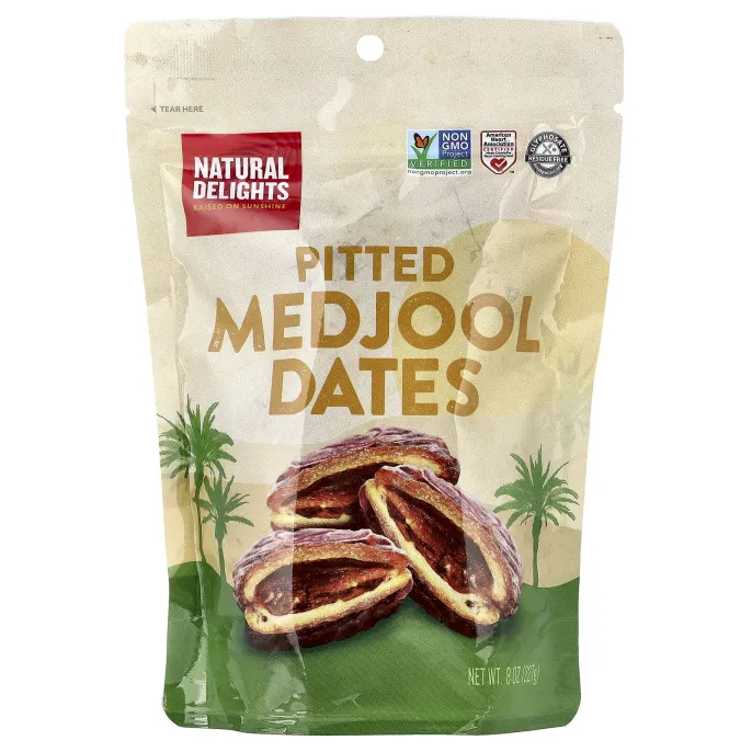 Natural Delights, Medjool без косточек, 227 г (8 унций)