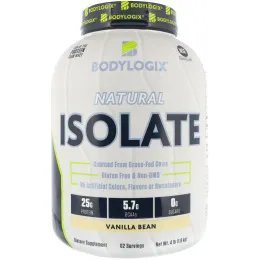 Bodylogix, Натуральный изолят, Стручки ванили, 4 фунта (1,8 кг)