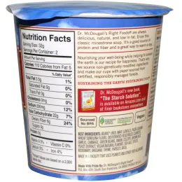 Dr. McDougall's, Минестроне с макаронами, 2,3 унции (65 г)