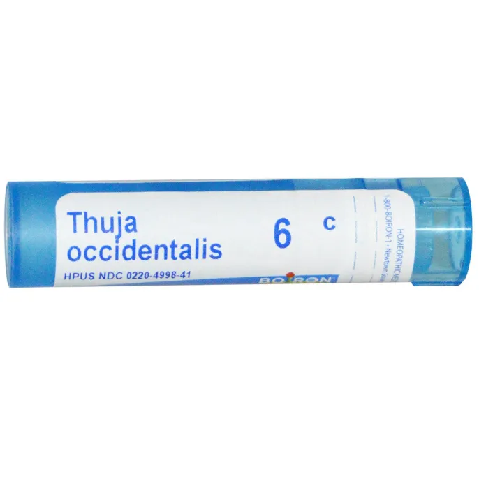 Boiron, Single Remedies, Туя западная, 6C, 80 драже
