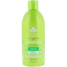 Nature's Gate, Conditioner, Shine Enhancing, Jasmine + Kombucha, 18 fl oz (532 ml)