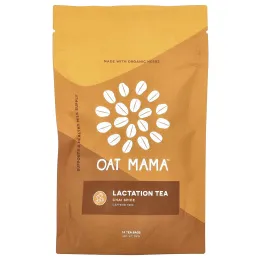 Oat Mama, Lactation Tea, Chai Spice, без кофеина, 14 чайных пакетиков, 32 г