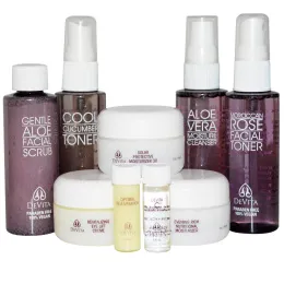 DeVita, Натуральная система ухода за кожей, дорожный набор люкс, комплект из 9 шт