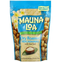 Mauna Loa, Dry Roasted Macadamias with Sea Salt, 10 oz (283 g)