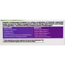 Probulin, TrimSynergy, пробиотик, 60 капсул