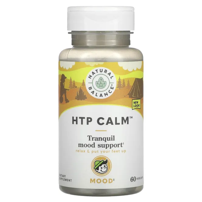 Natural Balance, HTP.Calm, 60 вегетарианских капсул
