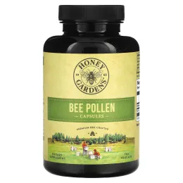 Honey Gardens, Пчелиная пыльца, 150 вегетарианских капсул