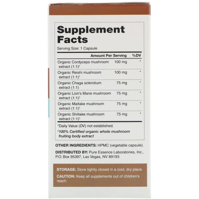 Pure Essence, MyPure, MYcoMune, 120 капсул в растительной оболочке